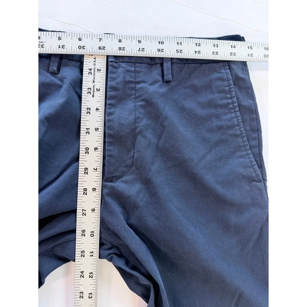 Banana Republic Lived-In Chino Pants‎ Mens 29x32 Navy Blue Skinny Fit Stretch